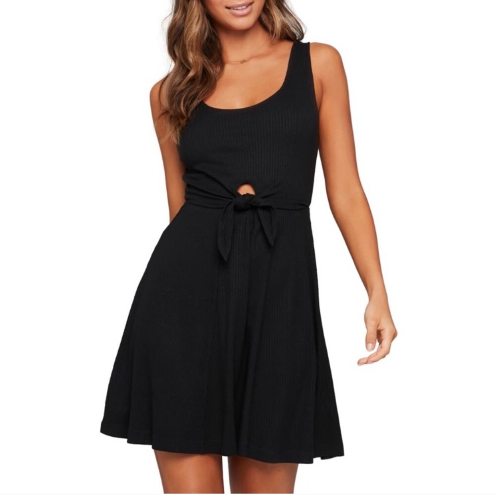 NWT L*Space Topanga Dress Cover Up Medium Black - Picture 1 of 10
